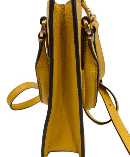 TORY BURCH（トリーバーチ）TORY BURCH (トリーバーチ) MINISHOPPER 2WAYショルダーバッグ イエローの古着・服飾アイテム