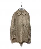 HERMESエルメス）の古着「リネンジャケット」｜ベージュ