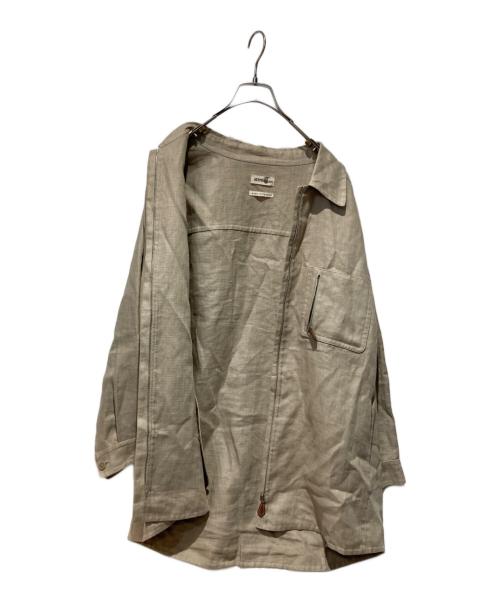 HERMES（エルメス）HERMES (エルメス) リネンジャケット ベージュ サイズ:48の古着・服飾アイテム