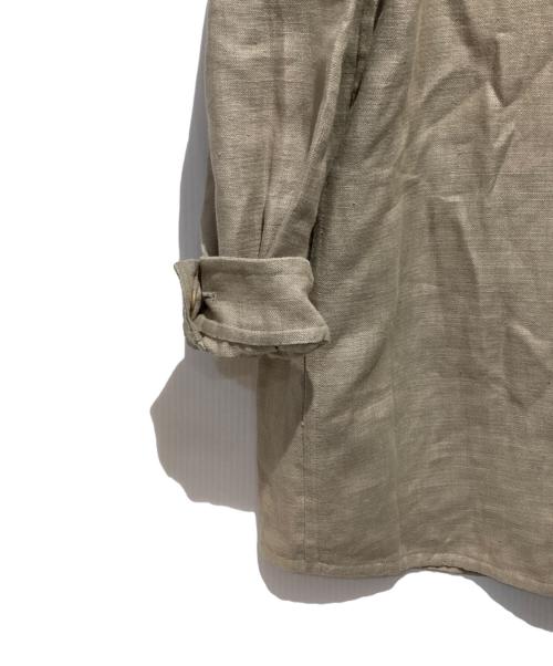 HERMES（エルメス）HERMES (エルメス) リネンジャケット ベージュ サイズ:48の古着・服飾アイテム