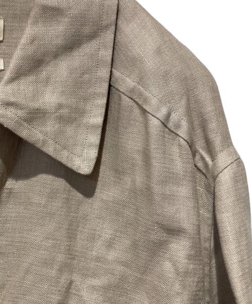 HERMES（エルメス）HERMES (エルメス) リネンジャケット ベージュ サイズ:48の古着・服飾アイテム