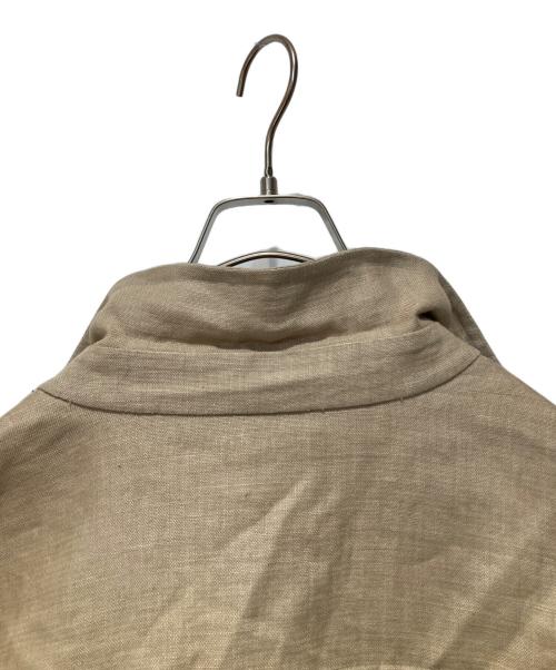 HERMES（エルメス）HERMES (エルメス) リネンジャケット ベージュ サイズ:48の古着・服飾アイテム