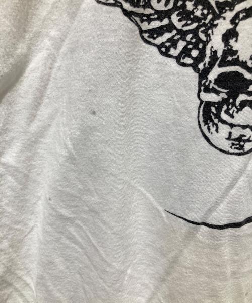 CHROME HEARTS（クロムハーツ）CHROME HEARTS (クロムハーツ) ウイングクレセントムーン Tシャツ ホワイト×ブラック サイズ:Sの古着・服飾アイテム