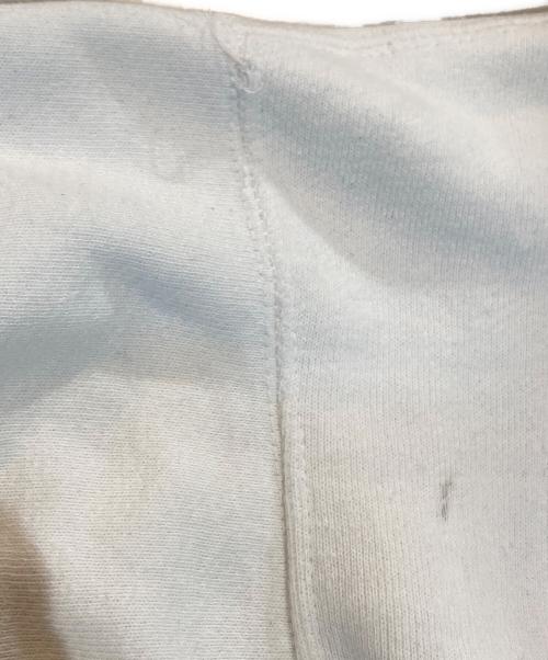 Champion（チャンピオン）Champion (チャンピオン) S/Sラグランスウェット ホワイト×レッド サイズ:Lの古着・服飾アイテム