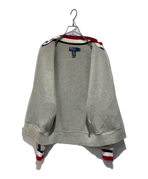 POLO RALPH LAUREN（ポロ・ラルフローレン）POLO RALPH LAUREN (ポロ・ラルフローレン) ジップアップスウェット グレー サイズ:Mの古着・服飾アイテム