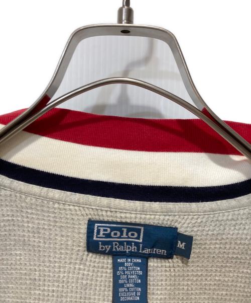 POLO RALPH LAUREN（ポロ・ラルフローレン）POLO RALPH LAUREN (ポロ・ラルフローレン) ジップアップスウェット グレー サイズ:Mの古着・服飾アイテム