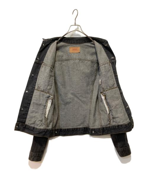 LEVI'S（リーバイス）LEVI'S (リーバイス) 先染めデニムジャケット ブラック サイズ:38の古着・服飾アイテム