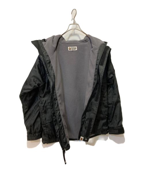 A BATHING APE（ア ベイシング エイプ）A BATHING APE (ア ベイシング エイプ) ナイロンジャケット/001hj9801005 ブラック サイズ:Mの古着・服飾アイテム