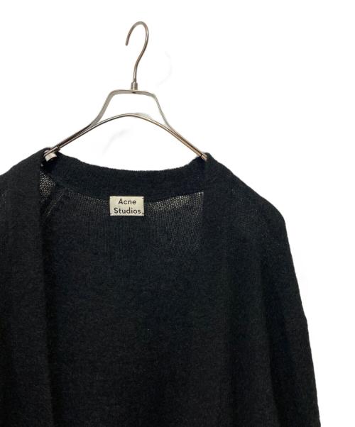 Acne studios（アクネ ストゥディオス）Acne studios (アクネ ストゥディオス) ロングカーディガン ブラック サイズ:XXSの古着・服飾アイテム