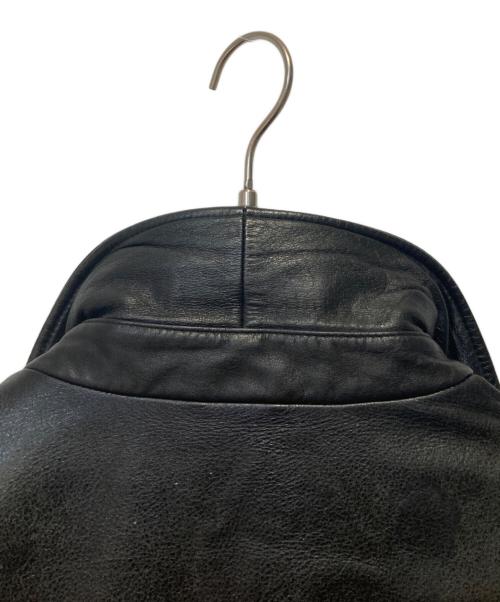 CROFT&BARROW（クロフトアンドバロー）CROFT&BARROW (クロフトアンドバロー) レザージャケット ブラック サイズ:XLの古着・服飾アイテム