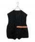 COMME des GARCONS HOMME PLUS（コムデギャルソンオムプリュス）の古着「エスニックテープウールギャバジレ」｜ブラック