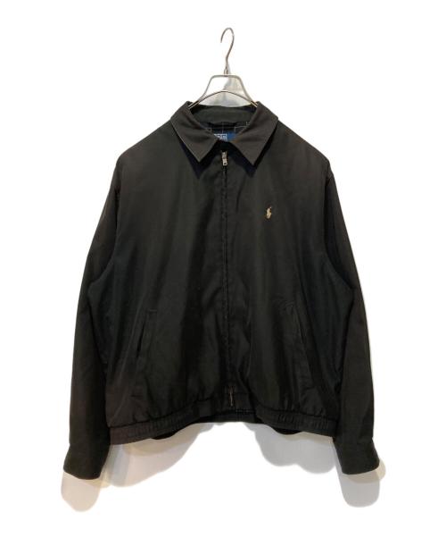 POLO RALPH LAUREN（ポロ・ラルフローレン）POLO RALPH LAUREN (ポロ・ラルフローレン) スイングトップ ブラック サイズ:Lの古着・服飾アイテム