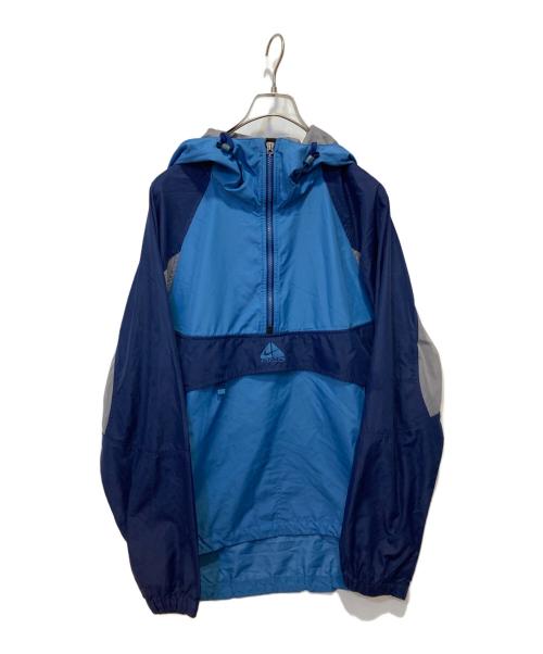 NIKE ACG（ナイキエーシージー）NIKE ACG (ナイキエーシージー) アノラックパーカー ブルー×ネイビー サイズ:Sの古着・服飾アイテム