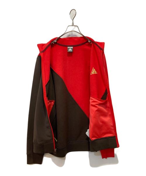 NIKE ACG（ナイキエーシージー）NIKE ACG (ナイキエーシージー) トラックジャケット レッド×ブラウン サイズ:Ｍの古着・服飾アイテム