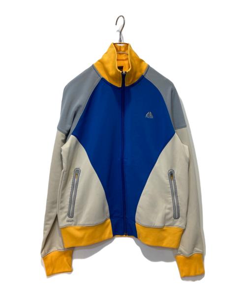 NIKE ACG（ナイキエーシージー）NIKE ACG (ナイキエーシージー) トラックジャケット ブルー×イエロー サイズ:Ｍの古着・服飾アイテム