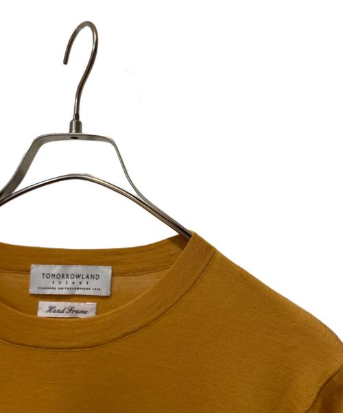 TOMORROW LAND tricot（トゥモローランド トリコ）TOMORROW LAND tricot (トゥモローランド トリコ) スーパーファインメリノウール クルーネックプルオーバー イエロー サイズ:Sの古着・服飾アイテム