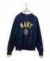 Champion（チャンピオン）の古着「プリントスウェット」｜ネイビー