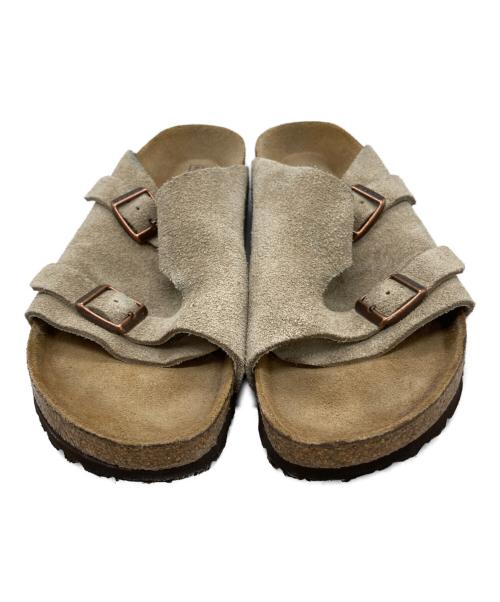 BIRKENSTOCK（ビルケンシュトック）BIRKENSTOCK (ビルケンシュトック) スウェードサンダル ベージュ サイズ:26cmの古着・服飾アイテム