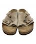 BIRKENSTOCK (ビルケンシュトック) スウェードサンダル ベージュ サイズ:26cm：12000円