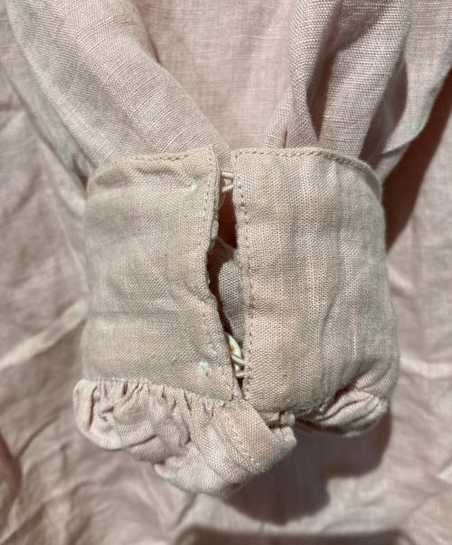 ne quittez pas（ヌキテパ）ne quittez pas (ヌキテパ) COTTON LINEN LACE BLOUSE ピンク サイズ:ＦＲＥＥの古着・服飾アイテム