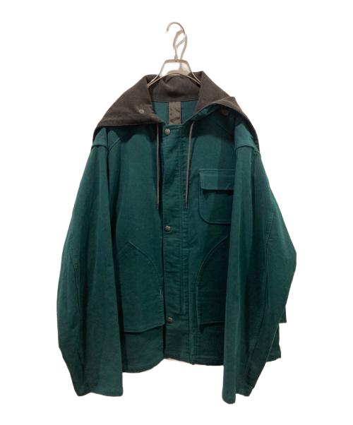 CORONA UTILITY（コロナ ユーティリティ）CORONA UTILITY (コロナ ユーティリティ) GAME PARKA JACKET グリーン サイズ:XLの古着・服飾アイテム