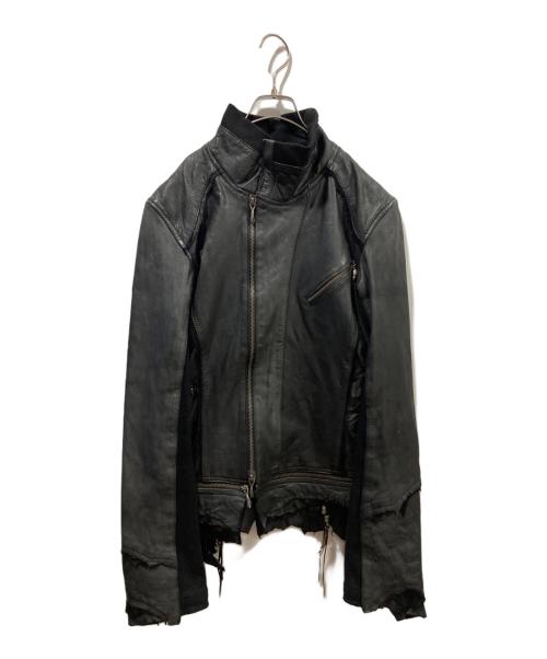 14th addiction（フォーティーンスアディクション）14th Addiction (フォーティーンスアディクション) レザージャケット ブラック サイズ:2の古着・服飾アイテム