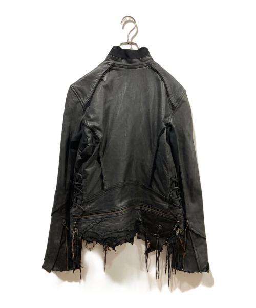 14th addiction（フォーティーンスアディクション）14th Addiction (フォーティーンスアディクション) レザージャケット ブラック サイズ:2の古着・服飾アイテム