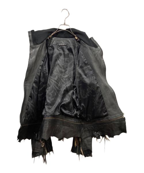 14th addiction（フォーティーンスアディクション）14th Addiction (フォーティーンスアディクション) レザージャケット ブラック サイズ:2の古着・服飾アイテム