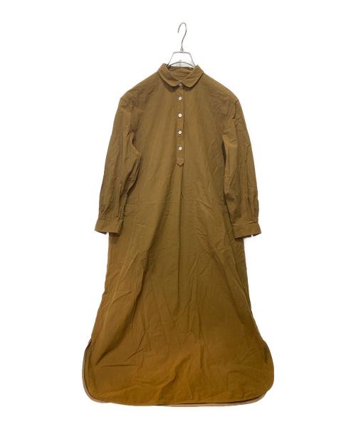 H&bypool（－）H&bypool (－) シャツワンピース ブラウン サイズ:表記無しの古着・服飾アイテム