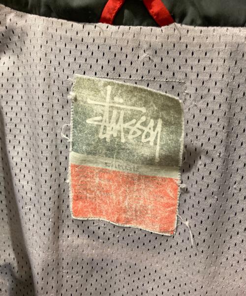 stussy（ステューシー）stussy (ステューシー) 90’s ナイロンジャケット ブラック×グレー サイズ:Lの古着・服飾アイテム