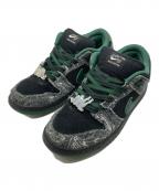 NIKE SB×There Skateboardsナイキエスビー×ゼアスケートボード）の古着「ローカットスニーカー」｜グリーン×ブラック