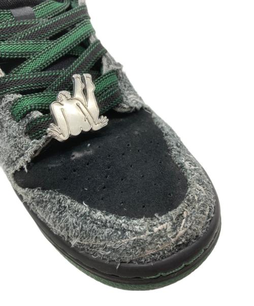 NIKE SB（ナイキエスビー）NIKE SB (ナイキエスビー) There Skateboards (ゼアスケートボード) ローカットスニーカー グリーン×ブラック サイズ:26.0の古着・服飾アイテム