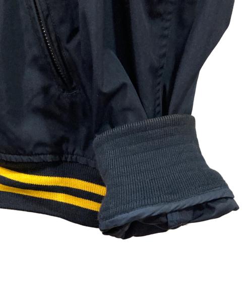 POLO RALPH LAUREN（ポロ・ラルフローレン）POLO RALPH LAUREN (ポロ・ラルフローレン) スタンドカラージャケット ネイビー×イエロー サイズ:Mの古着・服飾アイテム