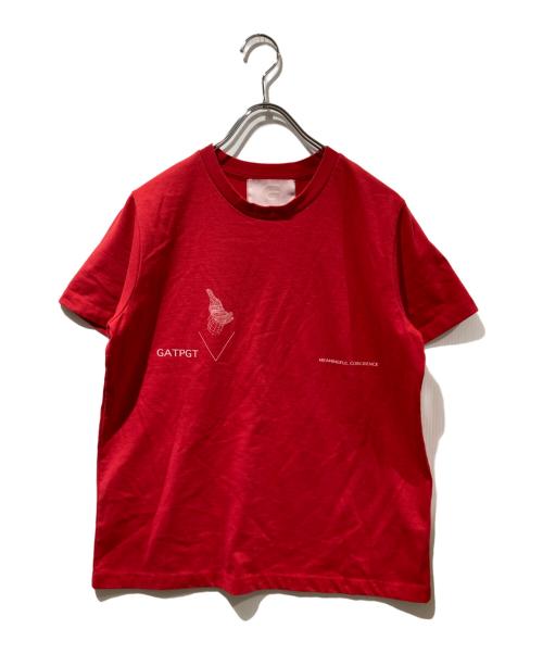 gadid anoniem（ガディッド アノニム）gadid anoniem (ガディッド アノニム) ZEKE Tシャツ レッド サイズ:Freeの古着・服飾アイテム