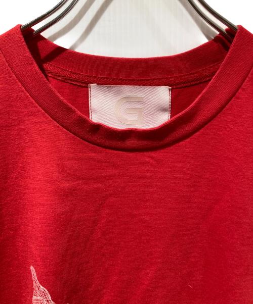 gadid anoniem（ガディッド アノニム）gadid anoniem (ガディッド アノニム) ZEKE Tシャツ レッド サイズ:Freeの古着・服飾アイテム