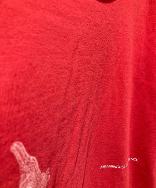gadid anoniem（ガディッド アノニム）gadid anoniem (ガディッド アノニム) ZEKE Tシャツ レッド サイズ:Freeの古着・服飾アイテム