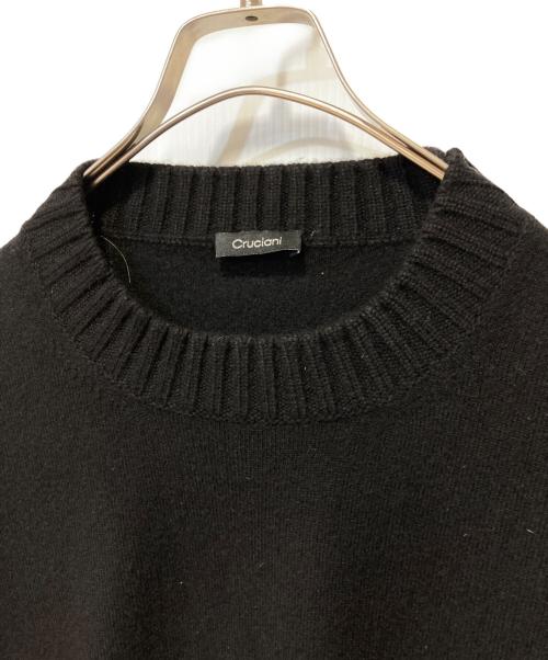 Cruciani（クルチアーニ）CRUCIANI (クルチアーニ) カシミヤニット ブラック サイズ:46の古着・服飾アイテム