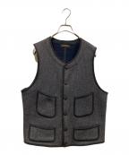BROWN'S BEACH JACKETブラウンズビーチジャケット）の古着「ビーチクロスベスト」｜グレー