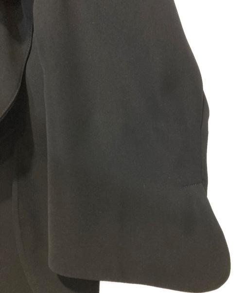 ENFOLD（エンフォルド）ENFOLD (エンフォルド) PEツイル アシンメ JK ブラック サイズ:36の古着・服飾アイテム