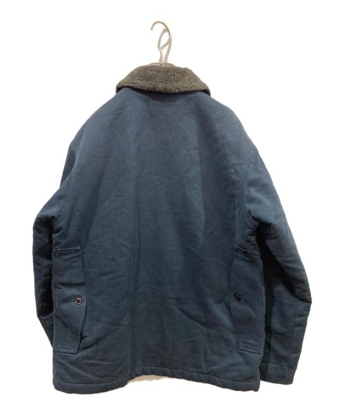 Yellow Rat（イエローラット）Yellow Rat (イエローラット) ボアカラーデッキジャケット ネイビー サイズ:Mの古着・服飾アイテム