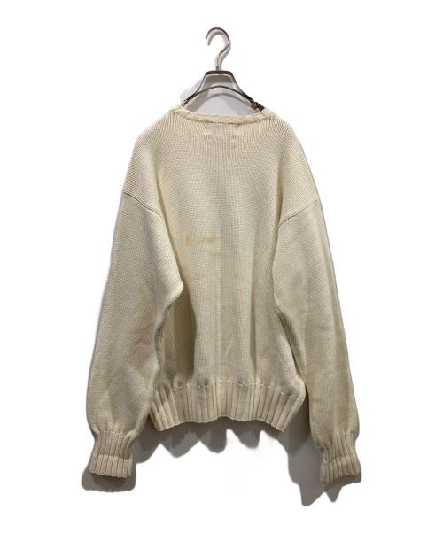 POLO SPORT（ポロスポーツ）POLO SPORT (ポロスポーツ) 90’s 星条旗ニット アイボリー サイズ:Lの古着・服飾アイテム