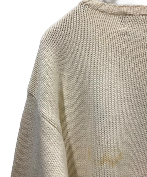 POLO SPORT（ポロスポーツ）POLO SPORT (ポロスポーツ) 90’s 星条旗ニット アイボリー サイズ:Lの古着・服飾アイテム