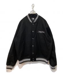 New Era（ニューエラ）の古着「メルトンヴァ―シティジャケット」｜ブラック