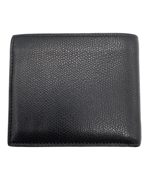 Valextra（ヴァレクストラ）Valextra (ヴァレクストラ) 2つ折り財布 ブラックの古着・服飾アイテム