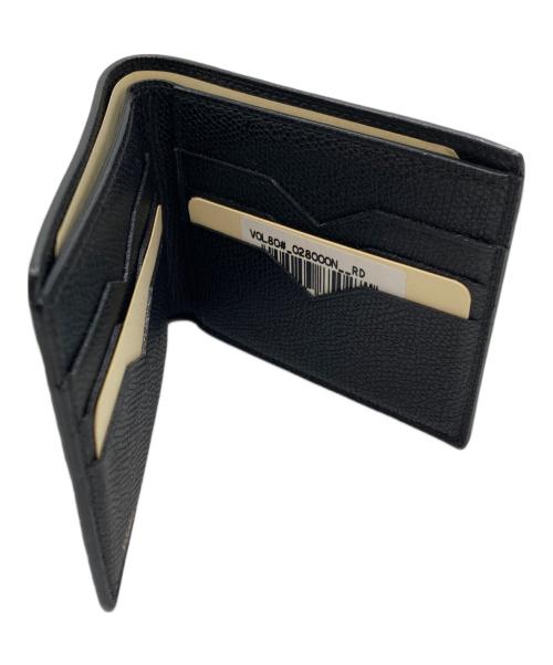 Valextra（ヴァレクストラ）Valextra (ヴァレクストラ) 2つ折り財布 ブラックの古着・服飾アイテム