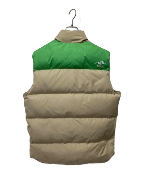 stussy（ステューシー）stussy (ステューシー) ダウンベスト ベージュ サイズ:Sの古着・服飾アイテム