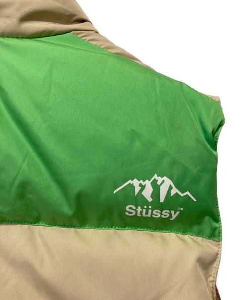 stussy（ステューシー）stussy (ステューシー) ダウンベスト ベージュ サイズ:Sの古着・服飾アイテム