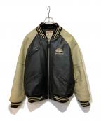 AVIREXアヴィレックス）の古着「スタジャン」｜ベージュ