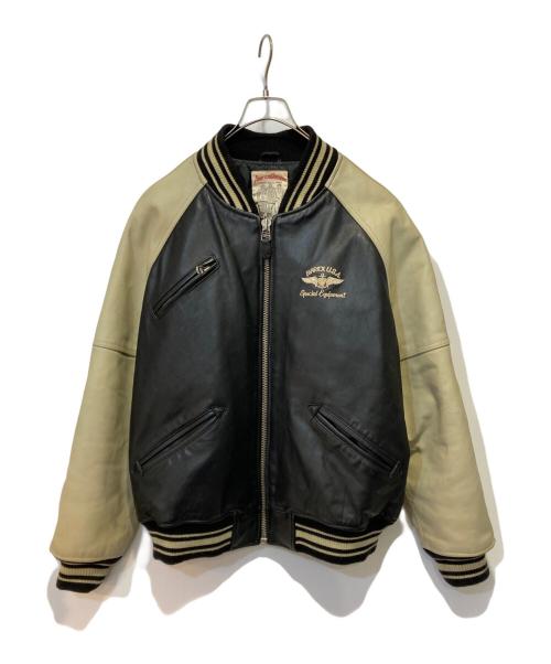 AVIREX（アヴィレックス）AVIREX (アヴィレックス) スタジャン ベージュ サイズ:Lの古着・服飾アイテム