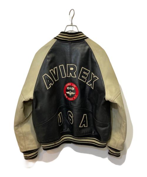 AVIREX（アヴィレックス）AVIREX (アヴィレックス) スタジャン ベージュ サイズ:Lの古着・服飾アイテム